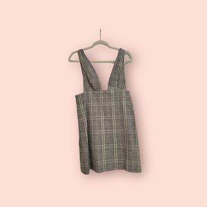 Zara plaid over the sweater dress